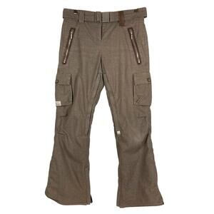 Holden Outerwear Cargo Snowboard Pants Women S Taupe Brown Hemp Blend Outdoors